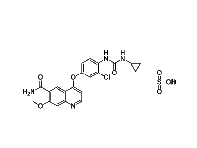 甲磺酸樂(lè )伐替尼   （CAS: 857890-39-2)